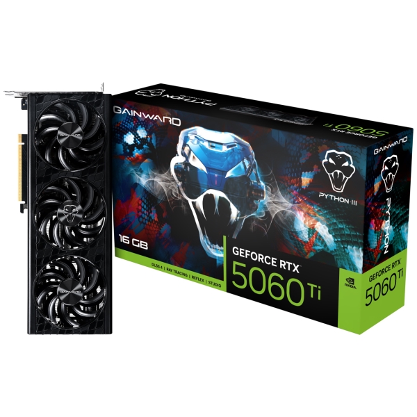 グラフィックボード GAINWARD RTX 5060 Ti PYTHON III 16GB GDDR7 NE7506T019T1-GB2061T