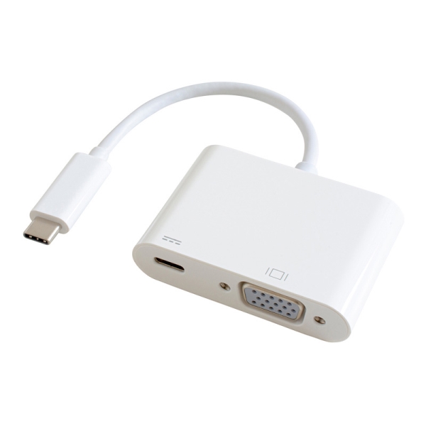 USB Type-C VGAϊA_v^[(PD[dΉ) zCg GP-CV15H/W