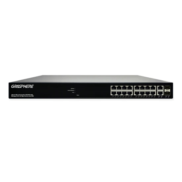 16PoE+&2Port ALL Giga CeWFgPoEXCb` 16ch with DMV GJ-ISG18P16-DMV