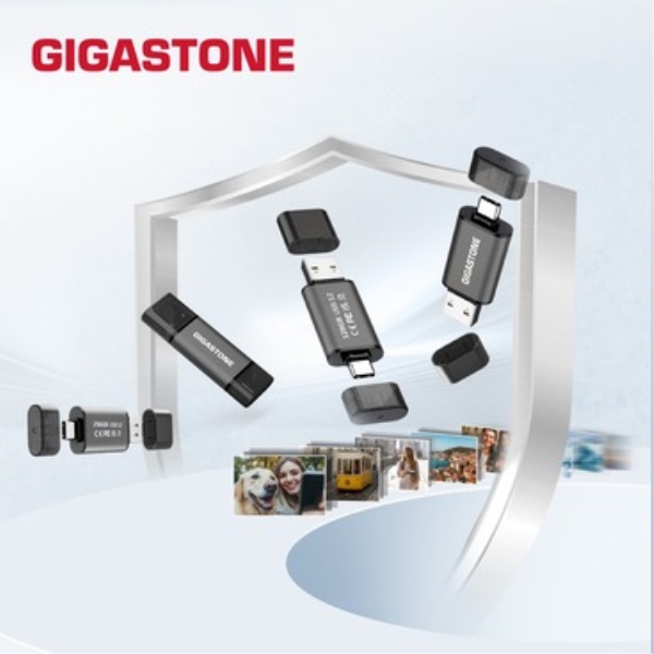 Gigastone USBメモリ 64GB 2in1 デュアル OTG フラッシュ