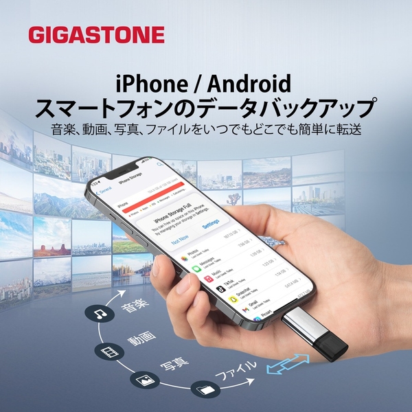 Gigastone 外付けSSD 1TB USB3.2 Gen2 最大500MB/s 高速ポータブルSSD