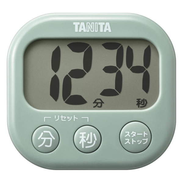 抗菌でか見えタイマー セージグリーン TD429GR