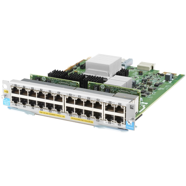 HPE Aruba 20port PoE+ / 4port 1/2.5/5/XGT v3 zl2 Module J9991A