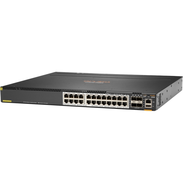 HPE Aruba 6300M 24 Smart Rate 5 Class 6 PoE 4SFP56 Switch JL660A