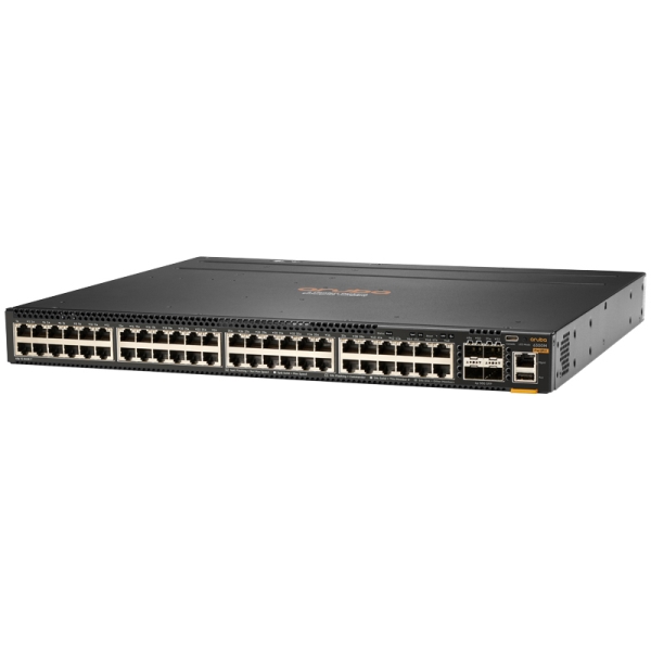 HPE Aruba Networking CX 6300M 48G 4SFP56 Back-to-Front 2Fan 1 PSU Switch Bundle JL762A#ACF