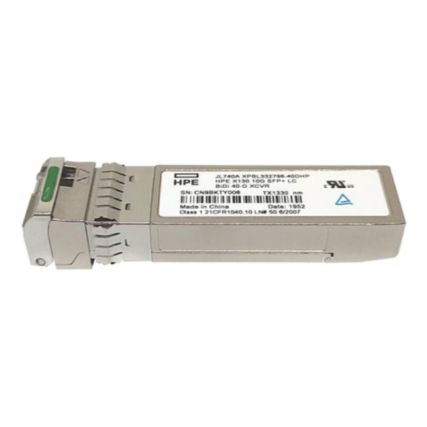 HPE X130 10G SFP+ LC BiDi 40-D Transceiver JL740A