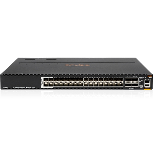 HPE Aruba Networking CX 8360 32SFP28 4QSFP28 v2 Front-to-Back 3Fan 2PSU Switch Bundle JL700C#ACF