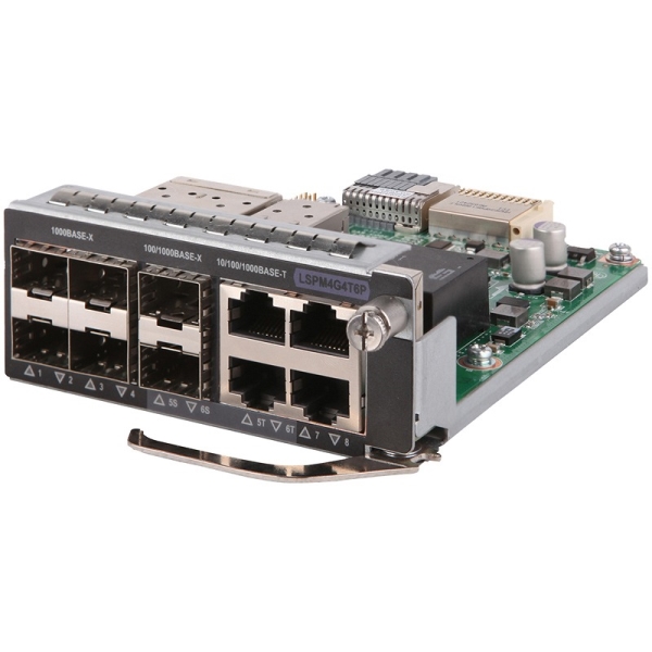 HPE FlexNetwork 5140HI/5520HI/5600HI 4Port 10/100/1000Base-T 6Port SFP Module S0T02A