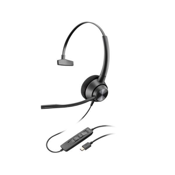 Poly EncorePro 310 USB-C Monaural Headset TAA 760Q8AA