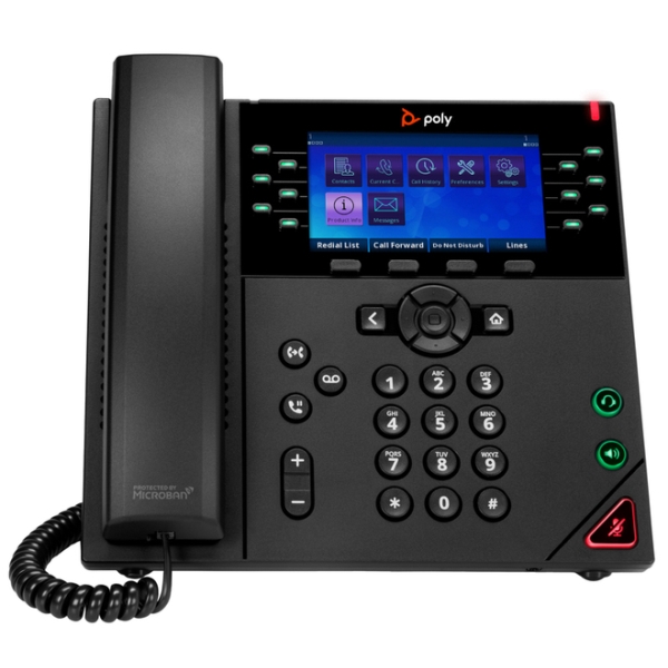 Poly OBi VVX 450 12-Line IP Phone and PoE-enabled 89B60AA