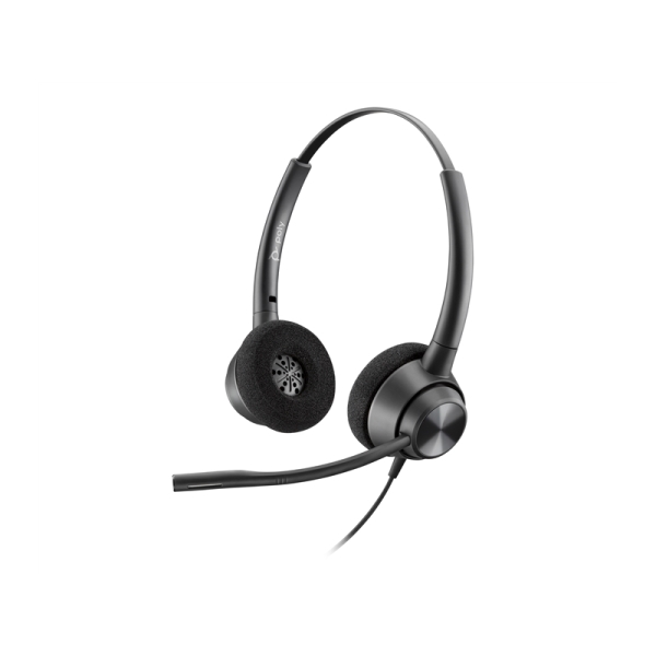 Poly EncorePro 320 with Quick Disconnect Binaural Headset TAA 77T26AA