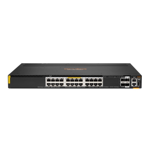 HPE Aruba Networking 6300L 24p Smart Rate 1G/2.5G/5G/10G Class6 PoE 2p SFP56 50G 2p SFP28 25G L2 Switch S3L75A