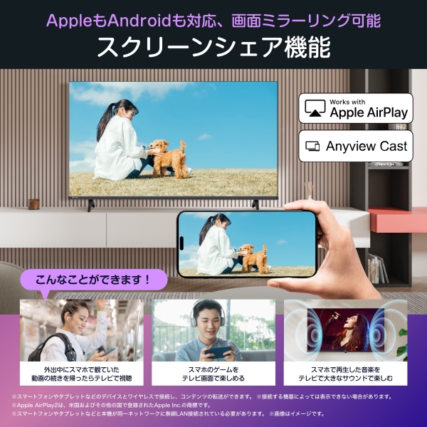 Hisense 50型4K液晶テレビ 50C55R - NTT-X Store