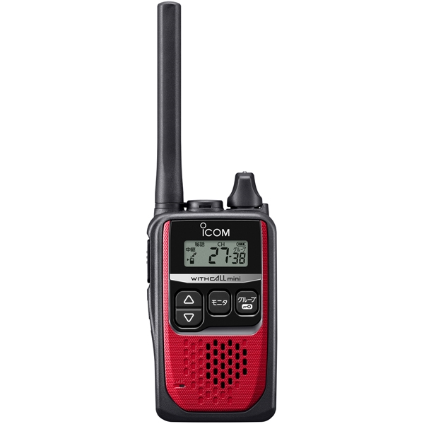 特定小電力トランシーバー(単信20ch・半複信27ch)レピータ対応 レッド IC-4310R