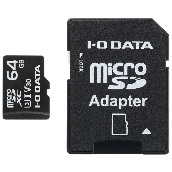 UHS-I UHSXs[hNX3/Video Speed Class 30Ή microSD[J[h 64GB MSDU13-64G