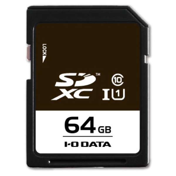 UHS-I UHS Xs[hNX1Ή SDXC[J[h 64GB SDU1-64GR