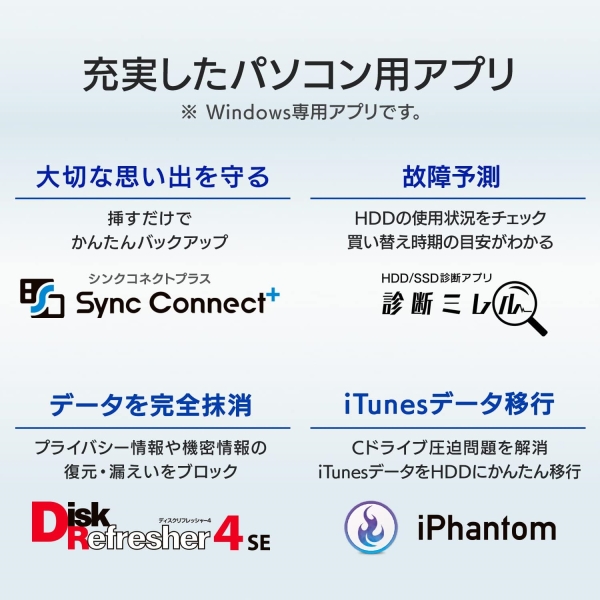 I-O DATA 2TB PC・TV ハードディスク I-O DATA（アイ・オー・データ機器） テレビ録画＆パソコン両