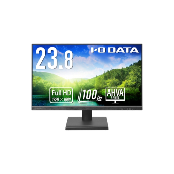 ワイド液晶ディスプレイ 23.8型/1920×1080/HDMI、DisplayPort/ブラック/スピーカー:あり/「5年保証」/100Hz対応で視認性アップ! LCD-D242SAX