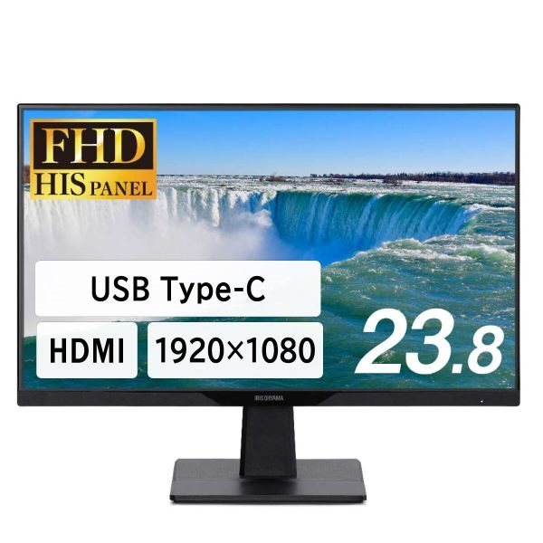 tfBXvC 23.8^/1920×1080/HDMI×1AUSB Type-C×1/ubN/Xs[J[: DC-AF233S-B