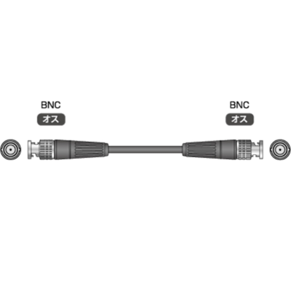 映像信号用同軸ケーブル(3C-2V) 両端BNC(オス) 70m BNC-BNC-3C70m