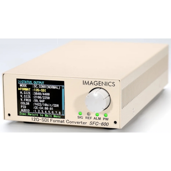 12G/6G/3G/HD-SDIフォーマットコンバーター SFC-600