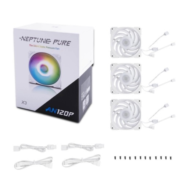 Neptune AN120 PURE/120mm ARGBP[Xt@3pbN/zCgf/^[ru[h݌v/AhTuRGB IW-FN-AN120P-3PK