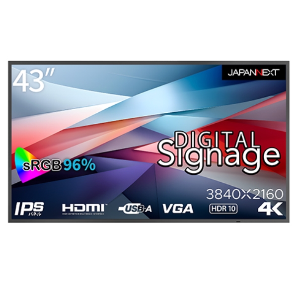 TCl[WfBXvC 43^/3840×2160/HDMI×3AUSB×1/ubN/Xs[J[:L/3Nۏ JN-Si43UHDR-24