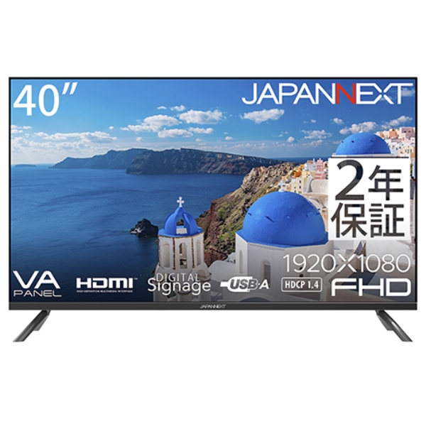 tfBXvC 40^/1920×1080/HDMI×2AUSB×2/ubN/Xs[J[L/2Nۏ JN-V40TFHD-U-H2