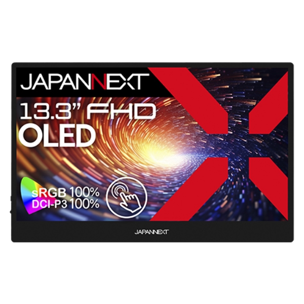 ^b`plΉtfBXvC 13.3^/1920×1080/miniHDMI×1AUSB-C×2/ubN/Xs[J[L/1Nۏ JN-MD-OLED1331FHDR-T