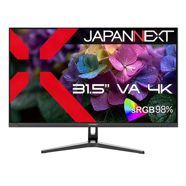 31.5型　JAPANNEXT 液晶ディスプレイ JAPANNEXT 31.5インチIPS系パネル搭載 4K解像度（3840x2160