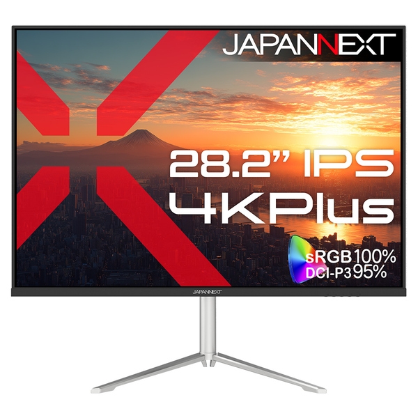 高品質 水晶24面ダブルポイント♡No.2528 JAPANNEXT 液晶ディスプレイ 28.2型/3840×2560/HDMI×2、DP×2/ブラック