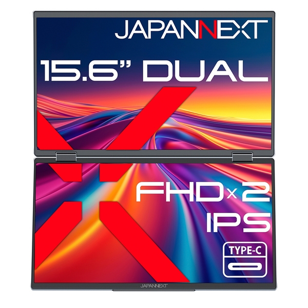 JAPANNEXT 液晶ディスプレイ 15.6型/1920×1080/HDMI×1、USB-C×1