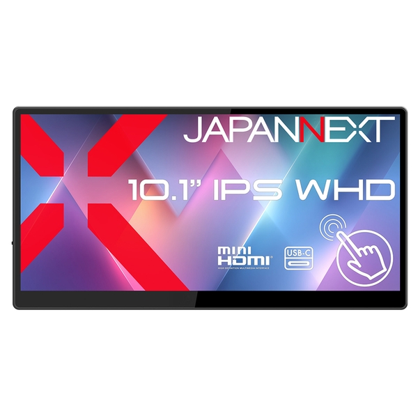 JAPANNEXT タッチパネル液晶ディスプレイ 10.1型/1540×720/miniHDMI×1