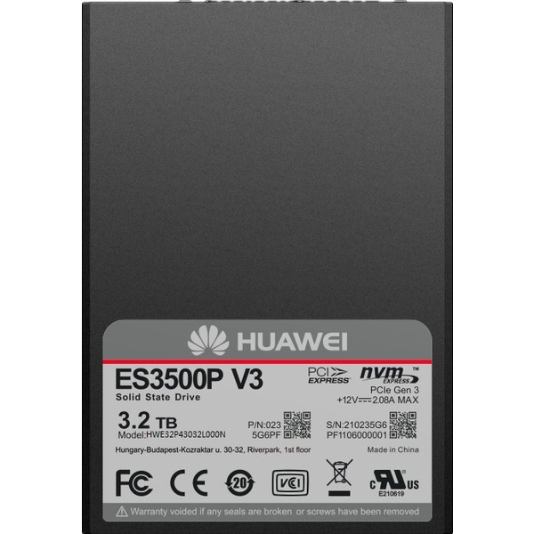 ES3500P V3 SSD 3200GB NVMe PCIe Read Intensive 2.5inch LE Series CN2M32FFCQ 02311MRS