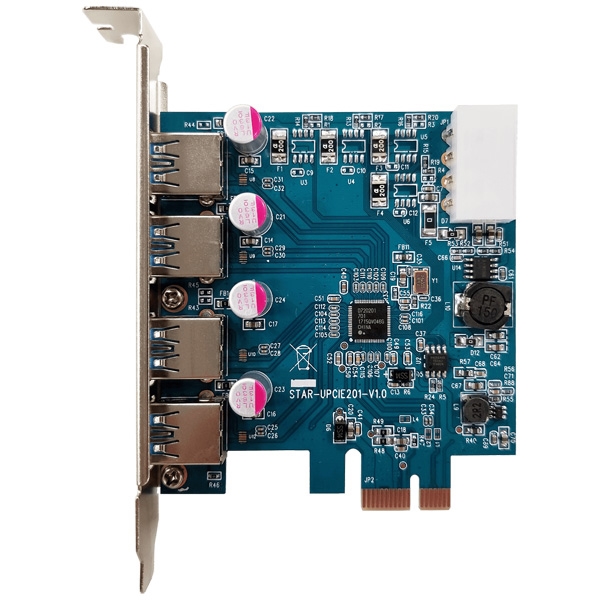 Renesus PD720201 USB3.0 Type-A x4 C^[tF[X{[h(PCI-Express x1ڑ) USB3.0RA-P4-PCIE 4988755-045919