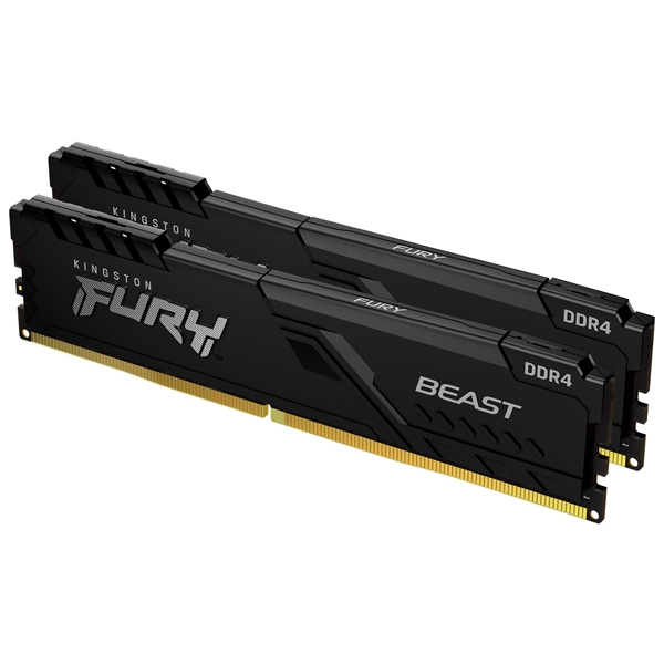 16GB DDR4 3733MHz CL19 DIMM (Kit of 2) FURY Beast Black KF437C19BBK2/16