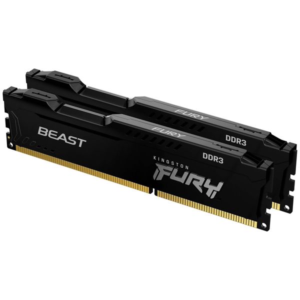 16GB DDR3 1600MHz CL10 DIMM (Kit of 2) FURY Beast Black KF316C10BBK2/16