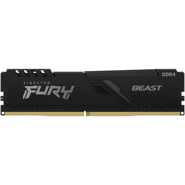 16GB DDR4 2666MHz CL16 1.2V Fury Black OC Unbuffered DIMM PC4-21300 KF426C16BB1/16