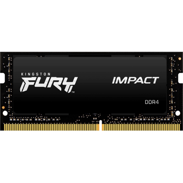 16GB DDR4 2666MHz CL15 SODIMM FURY Impact Black KF426S15IB1/16