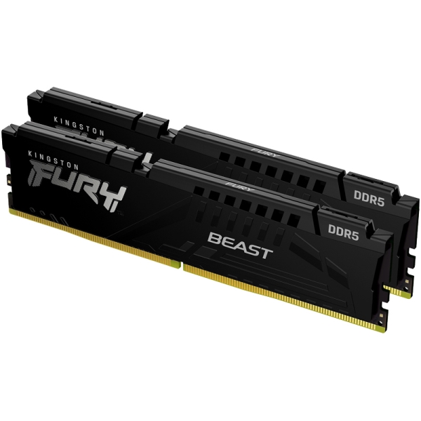 16GB DDR5 5600MHz CL40 DIMM (Kit of 2) FURY Beast Black KF556C40BBK2-16