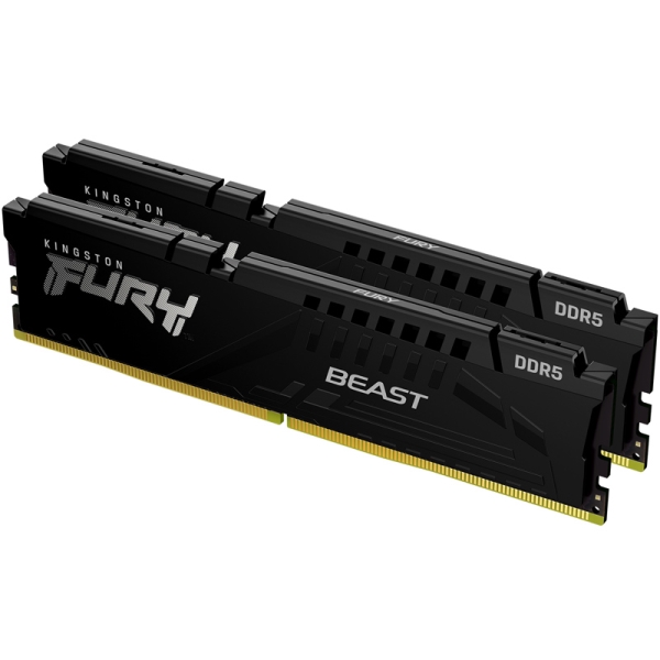 16GB DDR5 5600MT/s CL36 DIMM (Kit of 2) FURY Beast Black KF556C36BBEK2-16