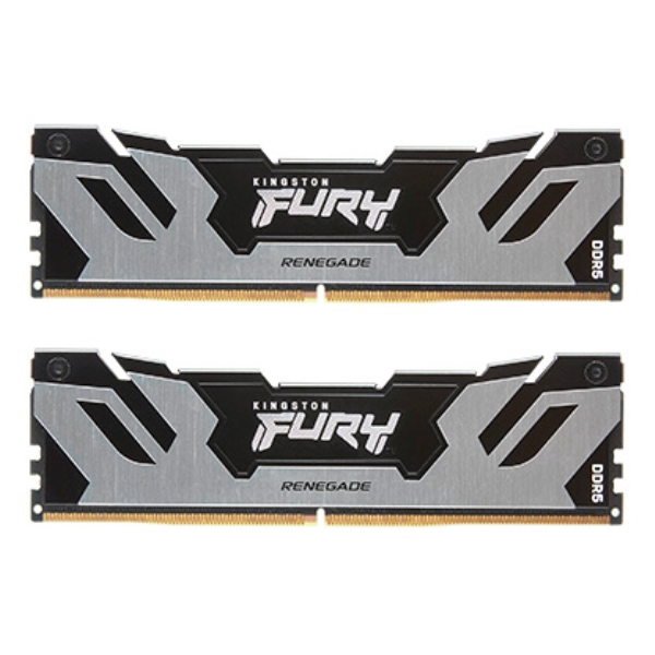 96GB DDR5 6000MT/s CL32 DIMM (Kit of 2) FURY Renegade Silver XMP KF560C32RSK2-96