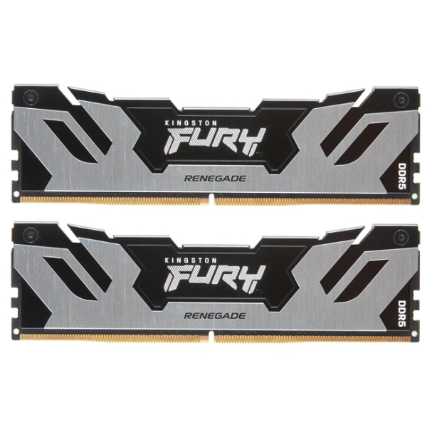 96GB DDR5 6400MT/s CL32 DIMM (Kit of 2) FURY Renegade Silver XMP KF564C32RSK2-96