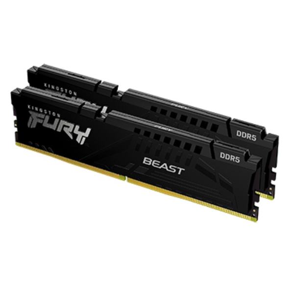 16GB DDR5 6000MT/s CL30 DIMM (Kit of 2) FURY Beast Black KF560C30BBEK2-16