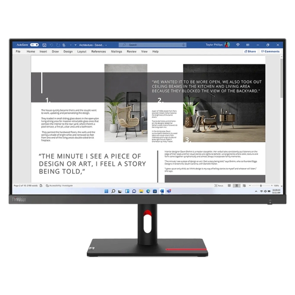 ThinkVision S27i-30 (27^/1920×1080/HDMIAVGA/Xs[J[:Ȃ/IPS) 63DFKAR4JP