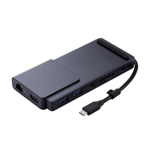 p[Xe[^XLED@\ڃhbLOXe[V/USB PDΉ/USB A×2/HDMI×1/USB-C×2/LAN×1/SD+microSDXbg LHB-PMP8U3PS