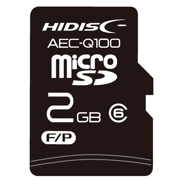 AEC-Q100Ή HIDISC ԍڗprSLC`bv microSDJ[h 2GB HDAMMSD002GSL