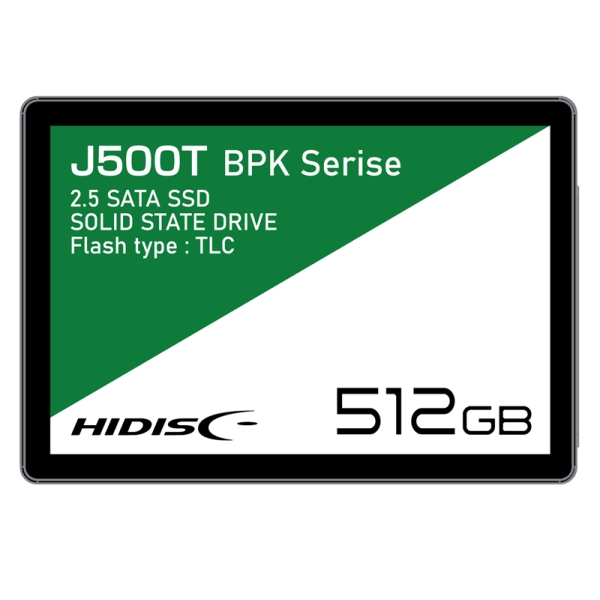 HIDISC 2.5inch SATAIII TLC SSD LINVABiCStbV 512GB HDJ500T-BPK512SSD Bulk