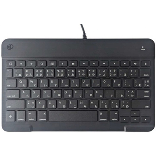 超薄型軽量Lightning有線キーボード ブラック MDS-LKB01BK