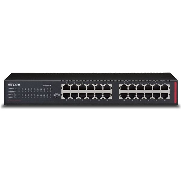 バッファロー レイヤー2 Giga アンマネージスイッチ 24ポート BS
